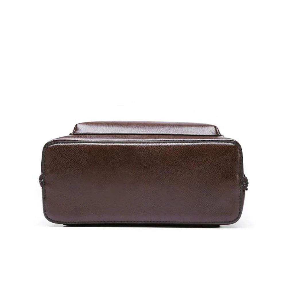 Saskia - Mochila clásica con apertura de doble cremallera