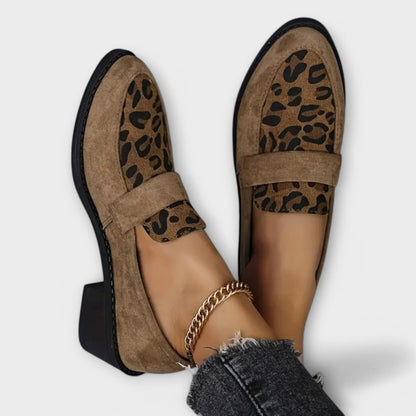 Karla| Zapatos de vestir con estampado de leopardo
