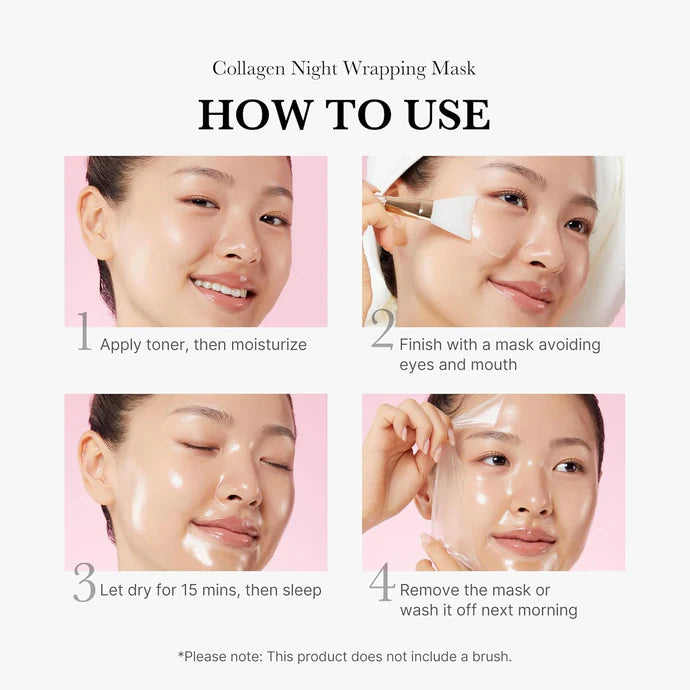 Collagen Night Wrapping Mask – Overnight Elasticity Boost (Buy 1 Get 1 Free)