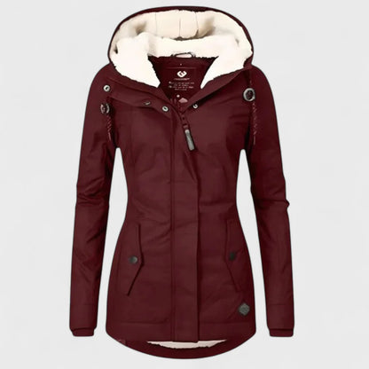 Amélie - Chaqueta de invierno impermeable con capucha