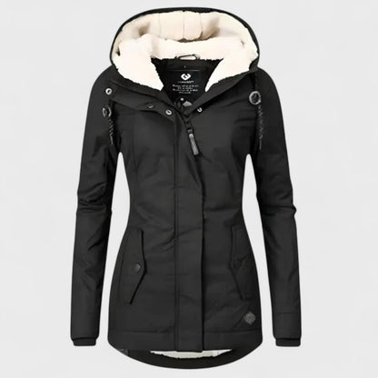 Amélie - Chaqueta de invierno impermeable con capucha