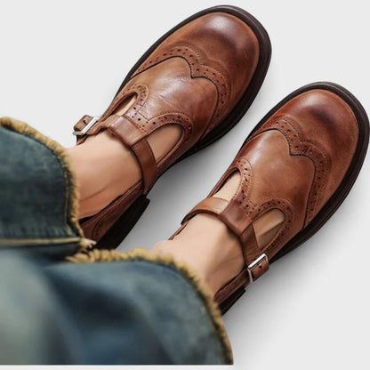 Elisa - Merceditas de cuero