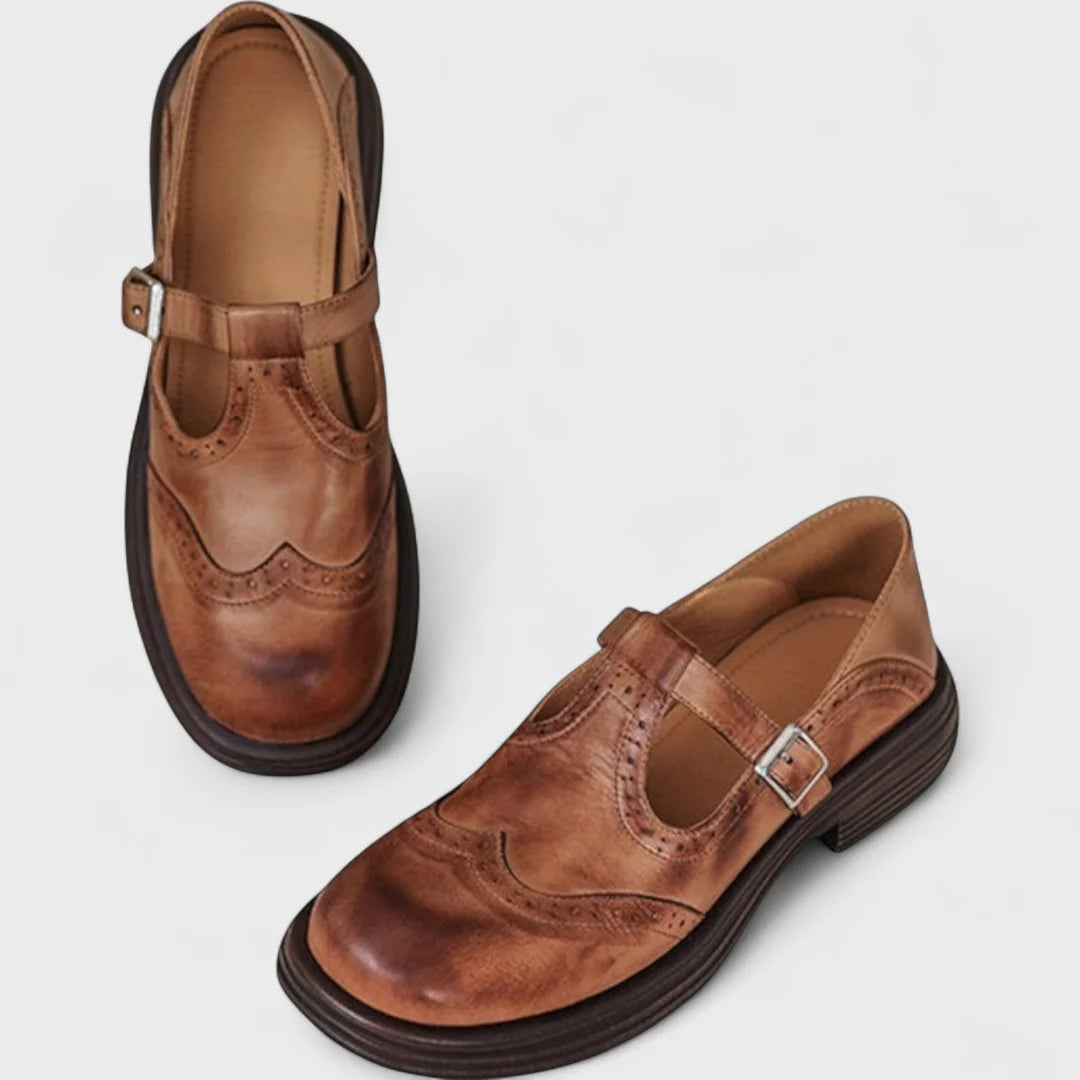 Elisa - Merceditas de cuero