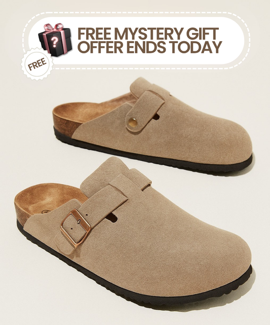 Genuine Suede Clogs by Velveza