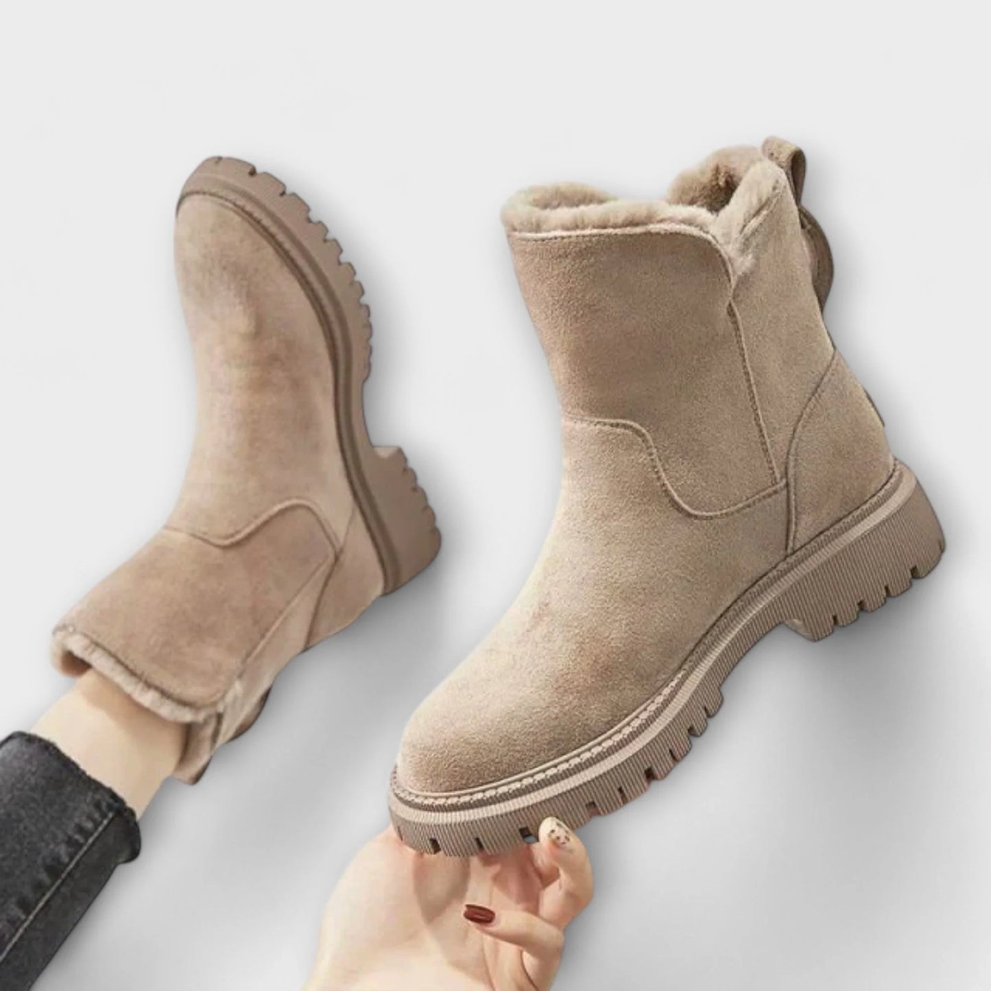 Alwa – Botas de invierno cálidas con interior suave